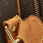 Louis Vuitton Monogram Reporter PM Crossbody Shoulder Bag Brown Leather — view 9