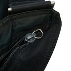 Prada Tessuto Crossbody Shoulder Back Black Nylon — view 8
