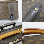 Louis Vuitton Travel Bag Trolley Bosford 50 Monogram Leather Brown Trunk — view 3