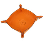 Hermes Vidopoche Mini Taurillon Clemence Orange Tray Interior — view 3