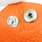 Hermes Vidopoche Mini Taurillon Clemence Orange Tray Interior — view 6
