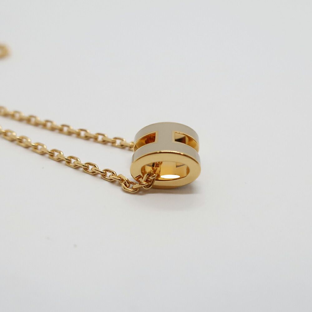 Hermes Necklace Mini Pop Ro Cover le Grey Gold — view 5