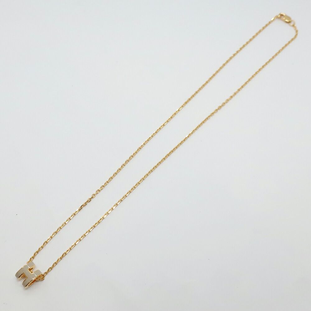 Hermes Necklace Mini Pop Ro Cover le Grey Gold — view 3