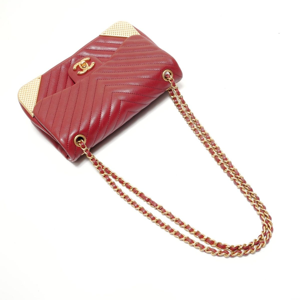 Chanel Shoulder Bag Stitch Chevron — view 8