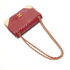 Chanel Shoulder Bag Stitch Chevron — view 8