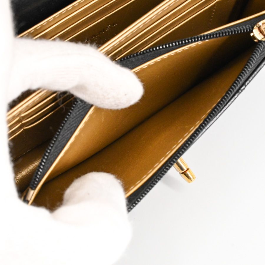 Chanel Chain Wallet Black — view 5