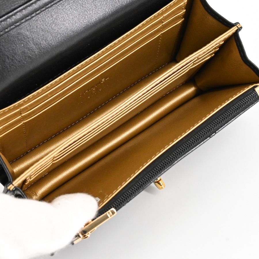 Chanel Chain Wallet Black — view 4