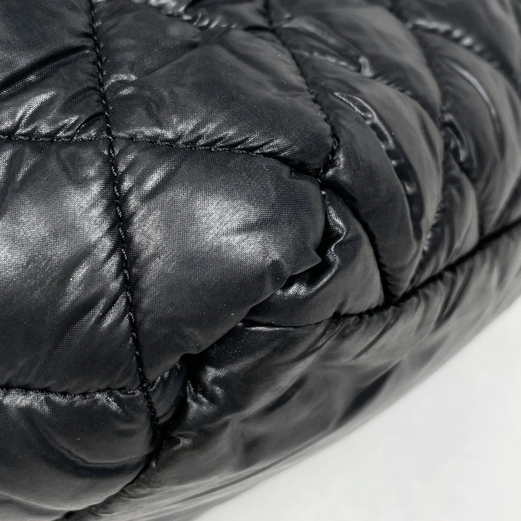 Chanel Coco Small Tote CC Logo Nylon Black — view 3
