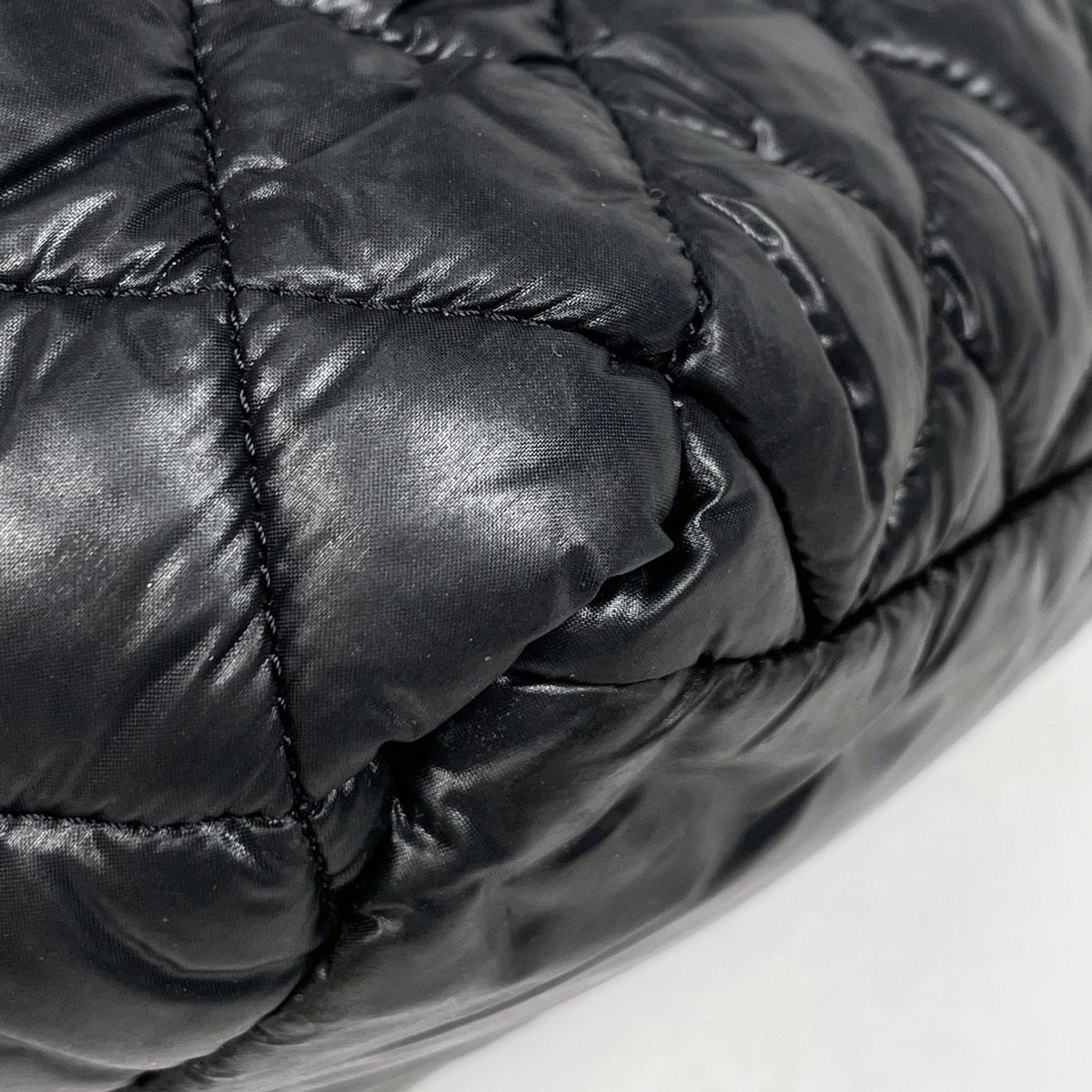 Chanel Coco Small Tote CC Logo Nylon Black — view 3