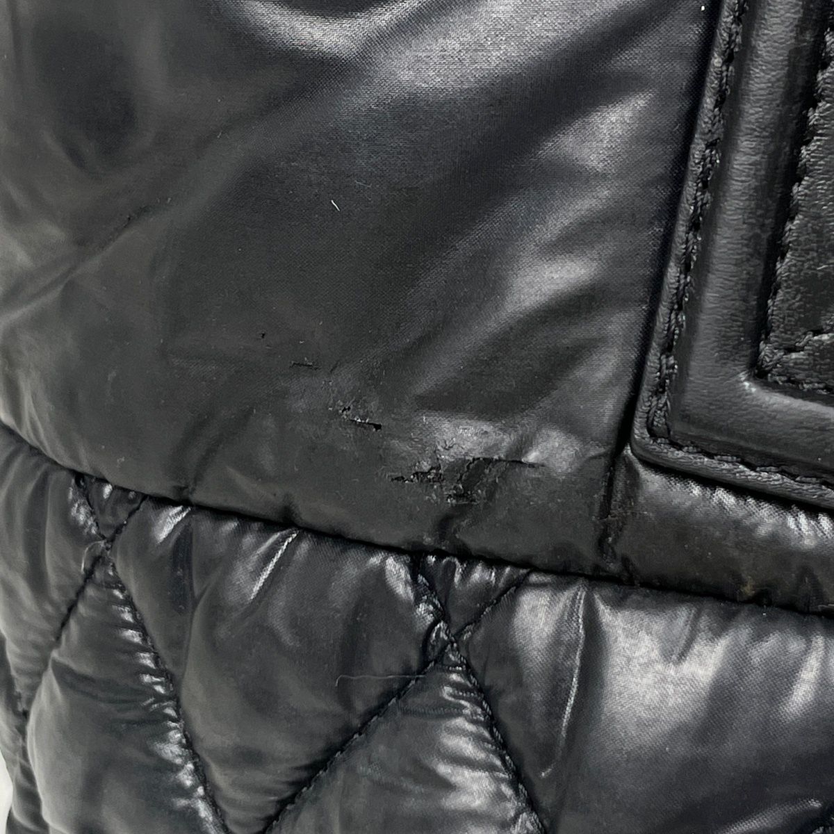 Chanel Coco Small Tote CC Logo Nylon Black — view 5
