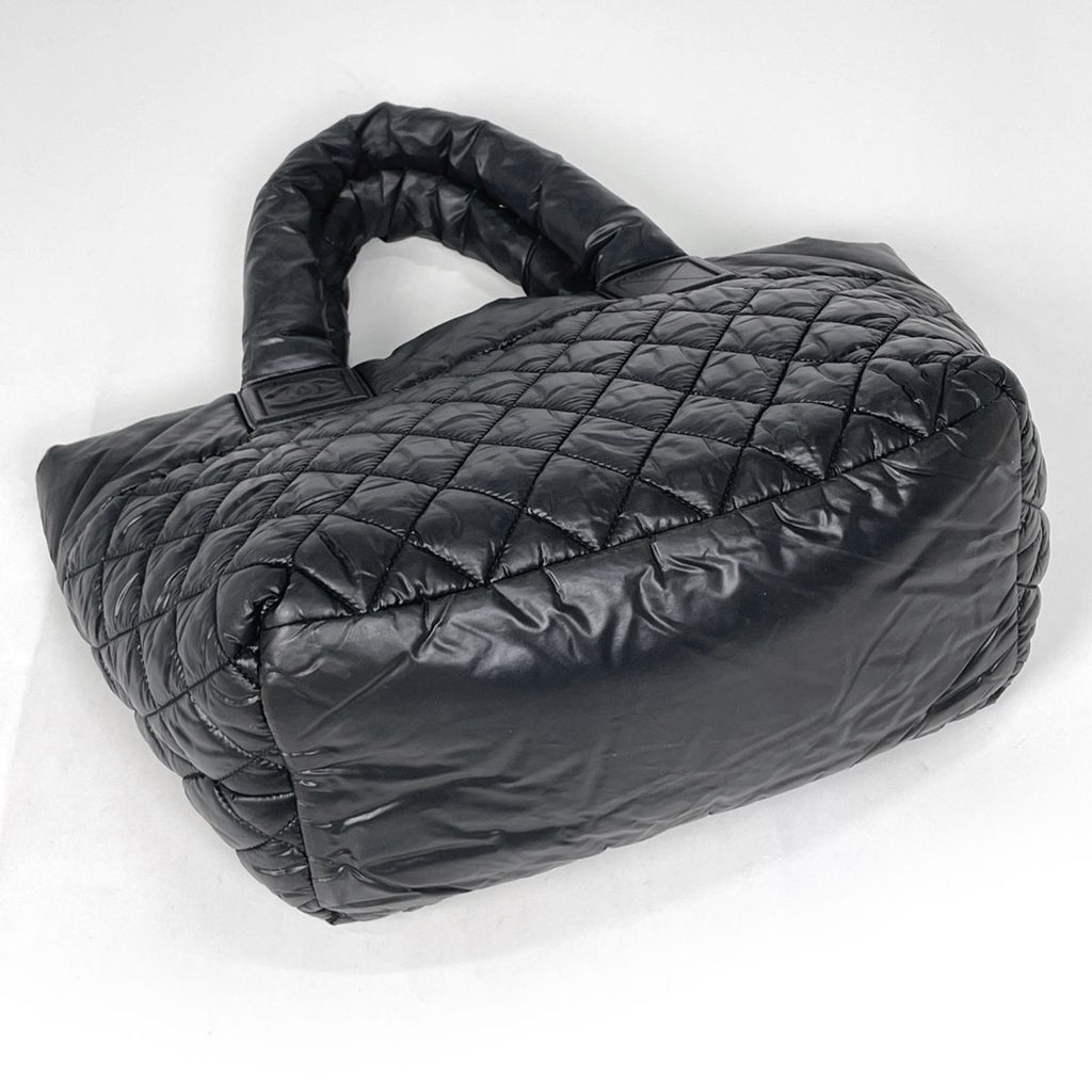 Chanel Coco Small Tote CC Logo Nylon Black — view 2