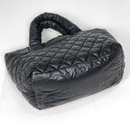 Chanel Coco Small Tote CC Logo Nylon Black — view 2