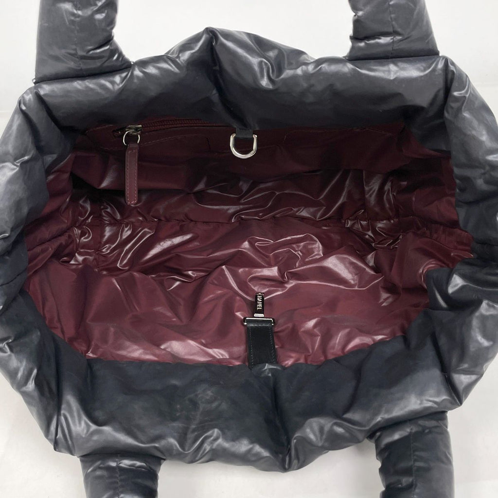 Chanel Coco Small Tote CC Logo Nylon Black — view 7