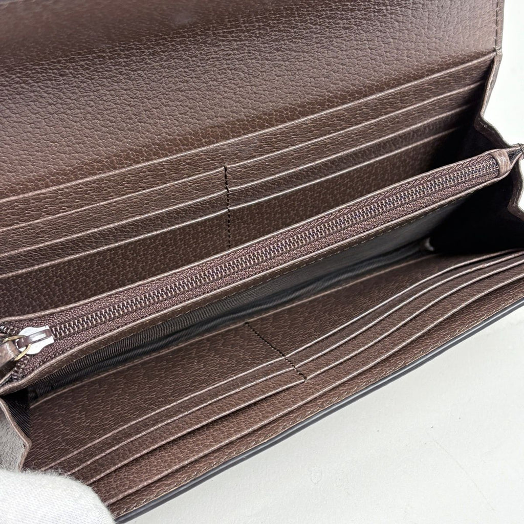 Gucci GG Pattern Bifold Wallet Sherry — view 6