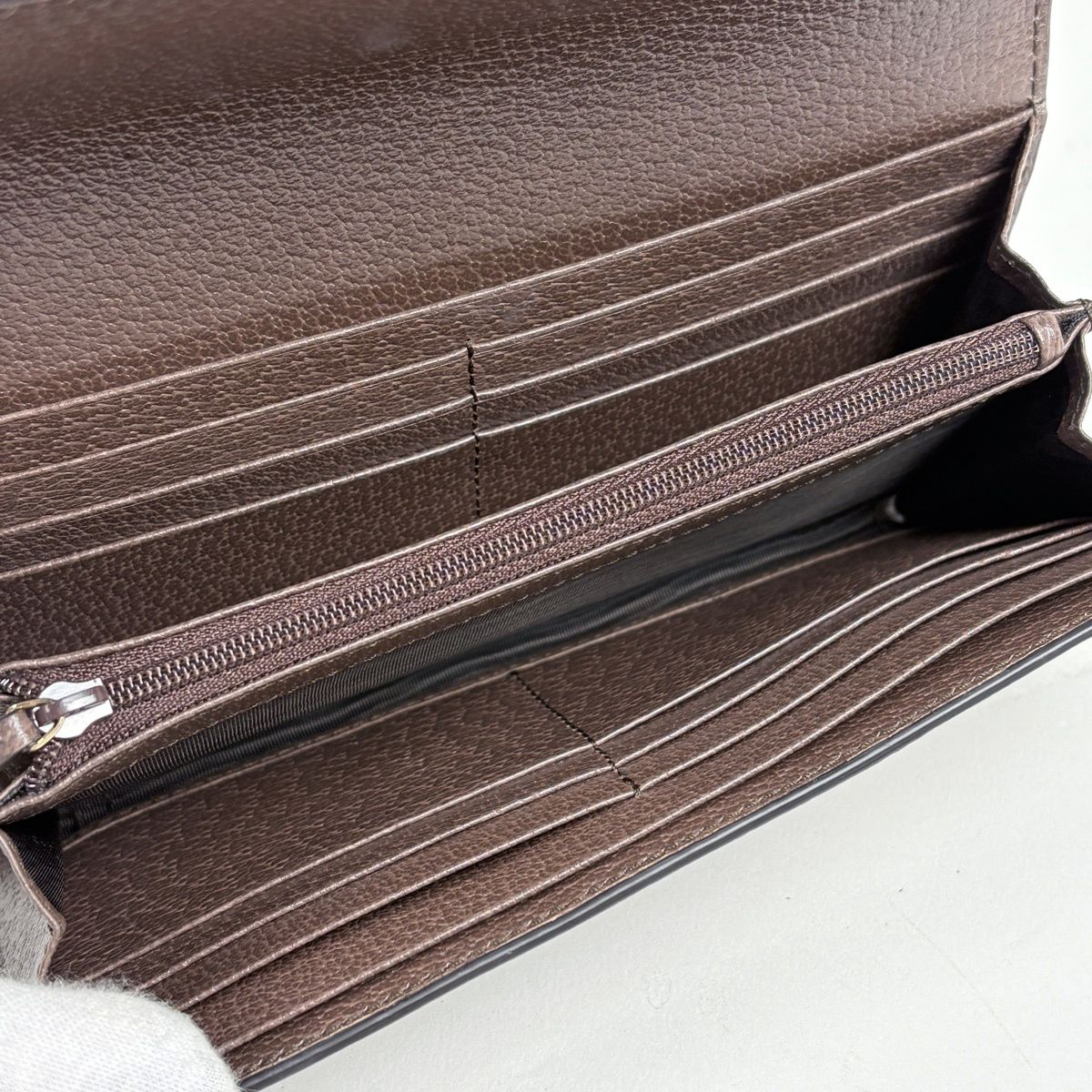 Gucci GG Pattern Bifold Wallet Sherry — view 6