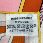 Hermes Carre 90 Zouaves Et Dragons and Scarf Silk Orange Multicolor — view 2