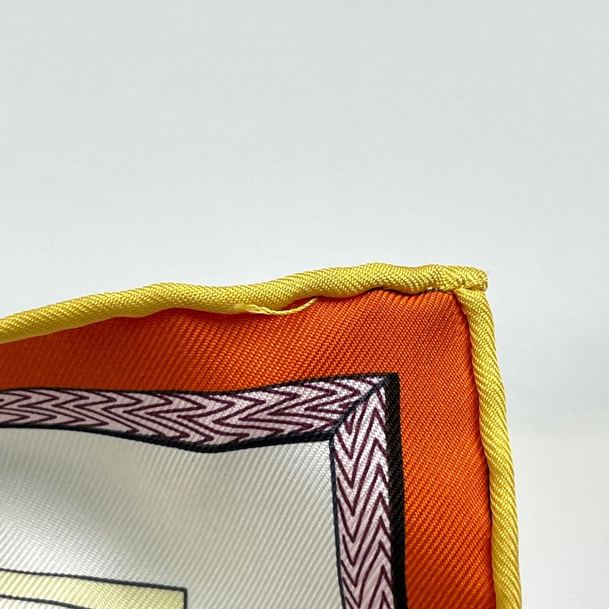 Hermes Carre 90 Zouaves Et Dragons and Scarf Silk Orange Multicolor — view 3