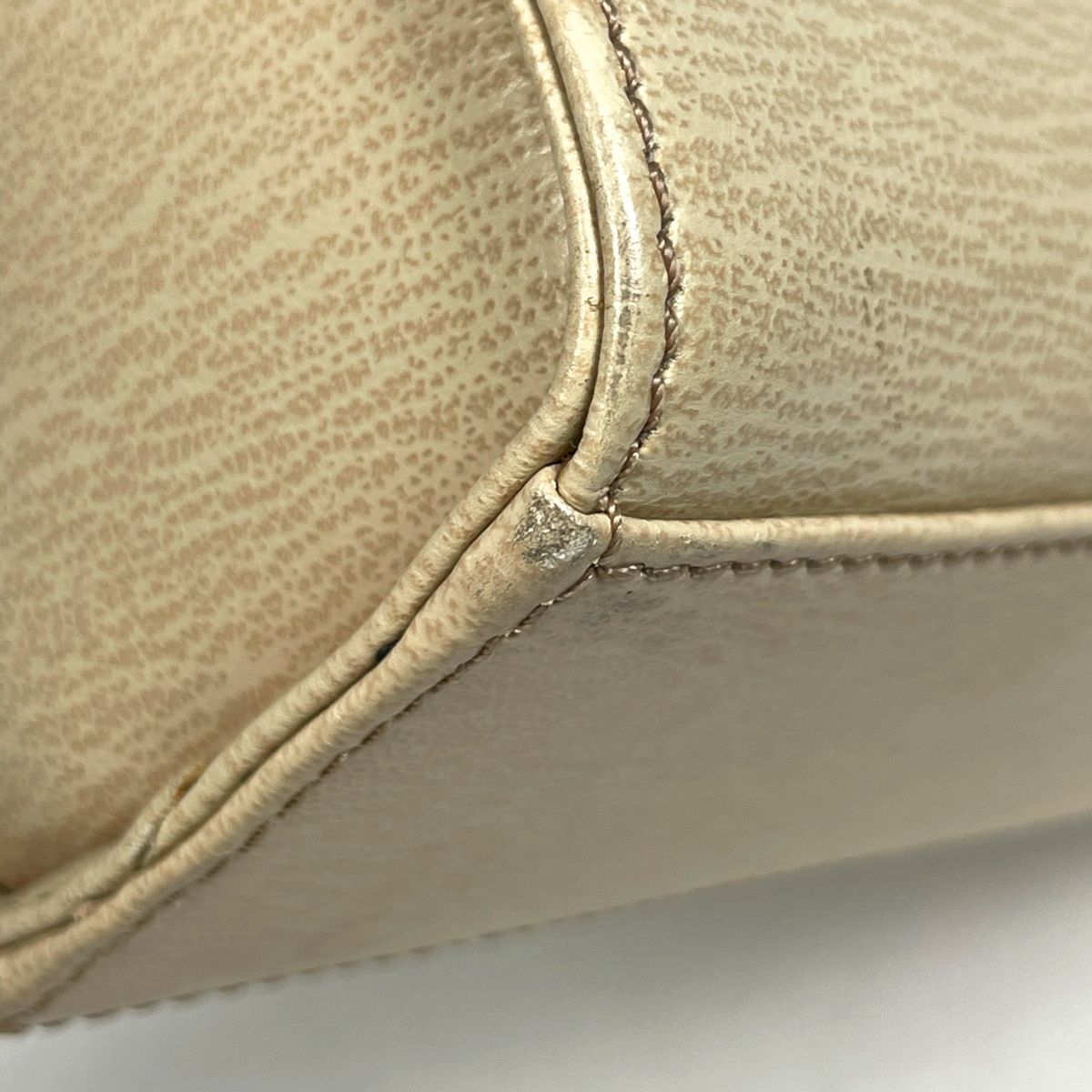Loewe Velazquez Handbag Leather Ivory Light Green — view 3