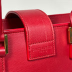 Saint Laurent Paris Baby Cabas 2-Way Shoulder Bag Leather Red — view 6