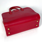 Saint Laurent Paris Baby Cabas 2-Way Shoulder Bag Leather Red — view 2