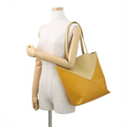 Loewe Tote Puzzle Fold Calf Leather Bicolor Yellow — view 4