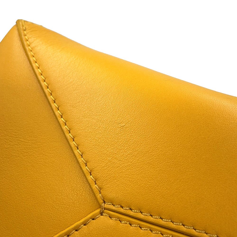 Loewe Tote Puzzle Fold Calf Leather Bicolor Yellow — view 7