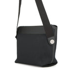 Hermes Shoulder Bag Black Silver Toile Ash Taurillon Legato — view 2