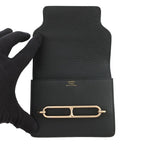 Hermes Wallet Roulis Slim Black Gold Chevre Misor — view 4