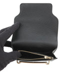 Hermes Wallet Roulis Slim Black Gold Chevre Misor — view 5