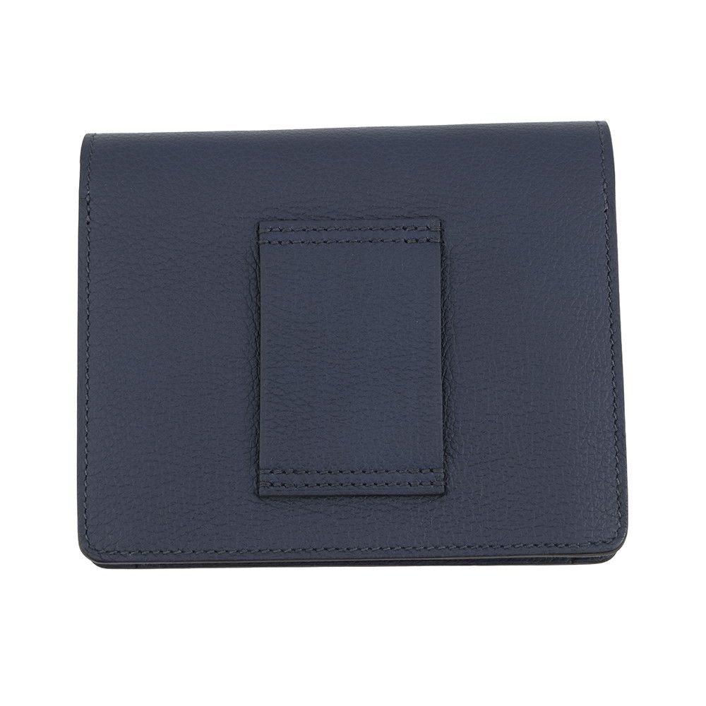 Hermes Wallet Roulis Slim Verso Bleu Nuit Zanzibar Silver — view 3