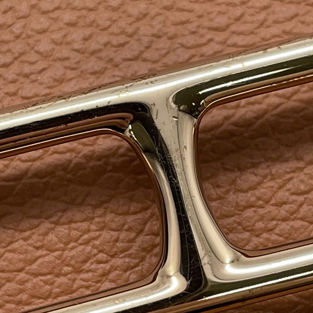 Hermes Wallet Roulis Slim Verso Gold Veil Fizz Pink — view 9