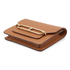 Hermes Wallet Roulis Slim Verso Gold Veil Fizz Pink — view 2