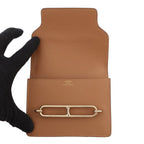 Hermes Wallet Roulis Slim Verso Gold Veil Fizz Pink — view 4
