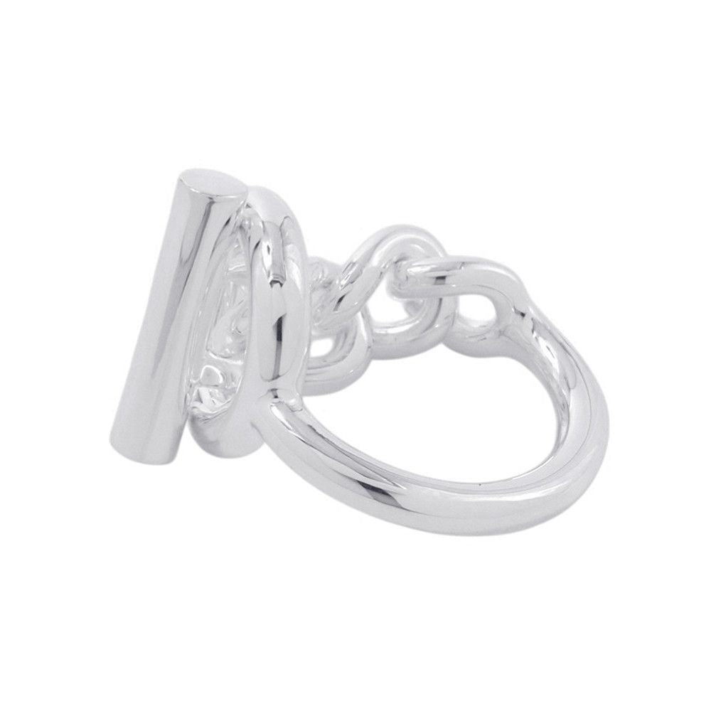 Hermes Ring Croisette GM Silver 55 — view 2