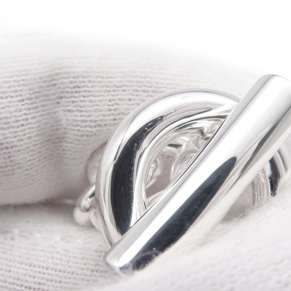Hermes Ring Croisette GM Silver 55 — view 6