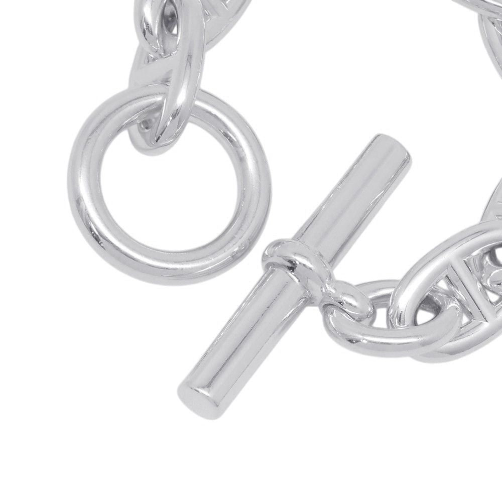 Hermes Bracelet Chaine D'ancre TGM 9 Links Silver — view 4