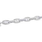 Hermes Bracelet Chaine D'ancre TGM 9 Links Silver — view 2
