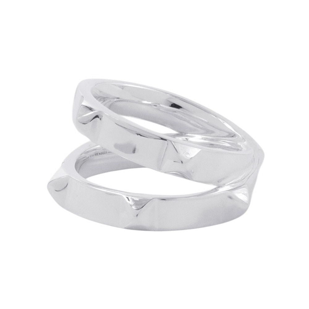 Hermes Ring Cl Do-h Double Silver 55 — view 2