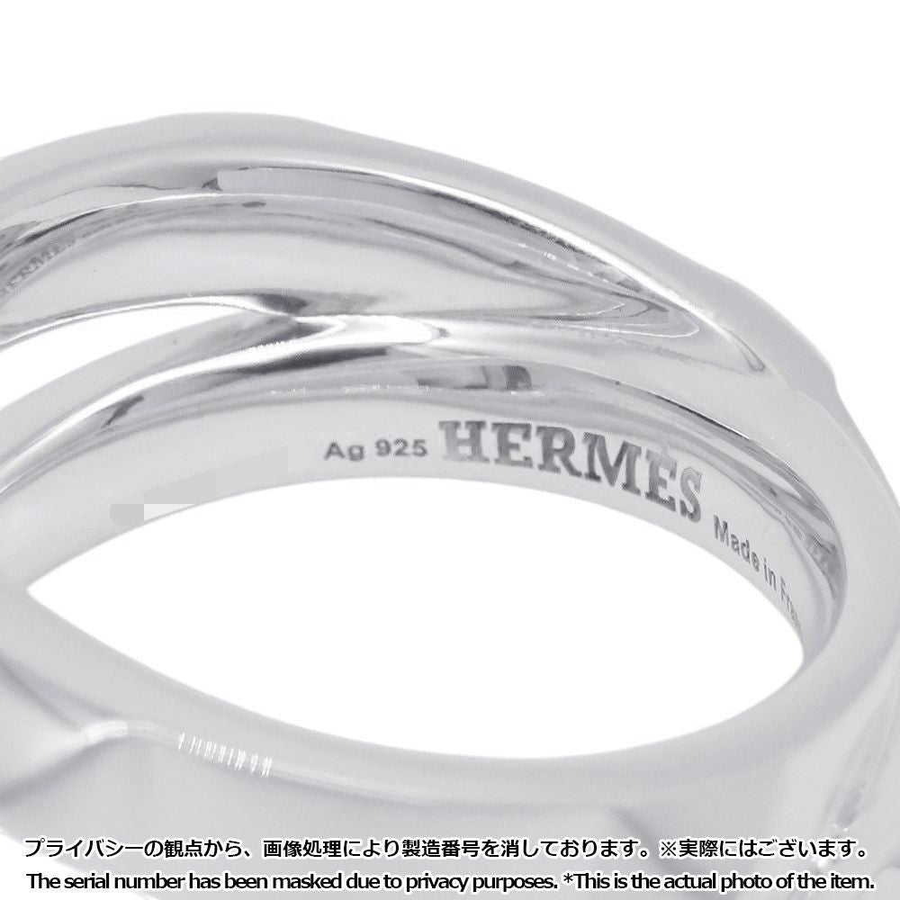 Hermes Ring Cl Do-h Double Silver 55 — view 7