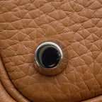 Hermes Handbag Picotin Lock PM Gold Silver Taurillon Clemence — view 8