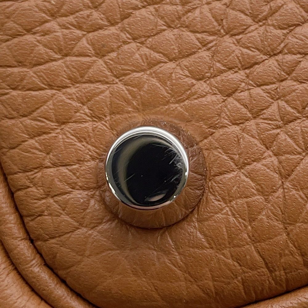 Hermes Handbag Picotin Lock PM Gold Silver Taurillon Clemence — view 8