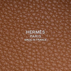 Hermes Handbag Picotin Lock PM Gold Silver Taurillon Clemence — view 9