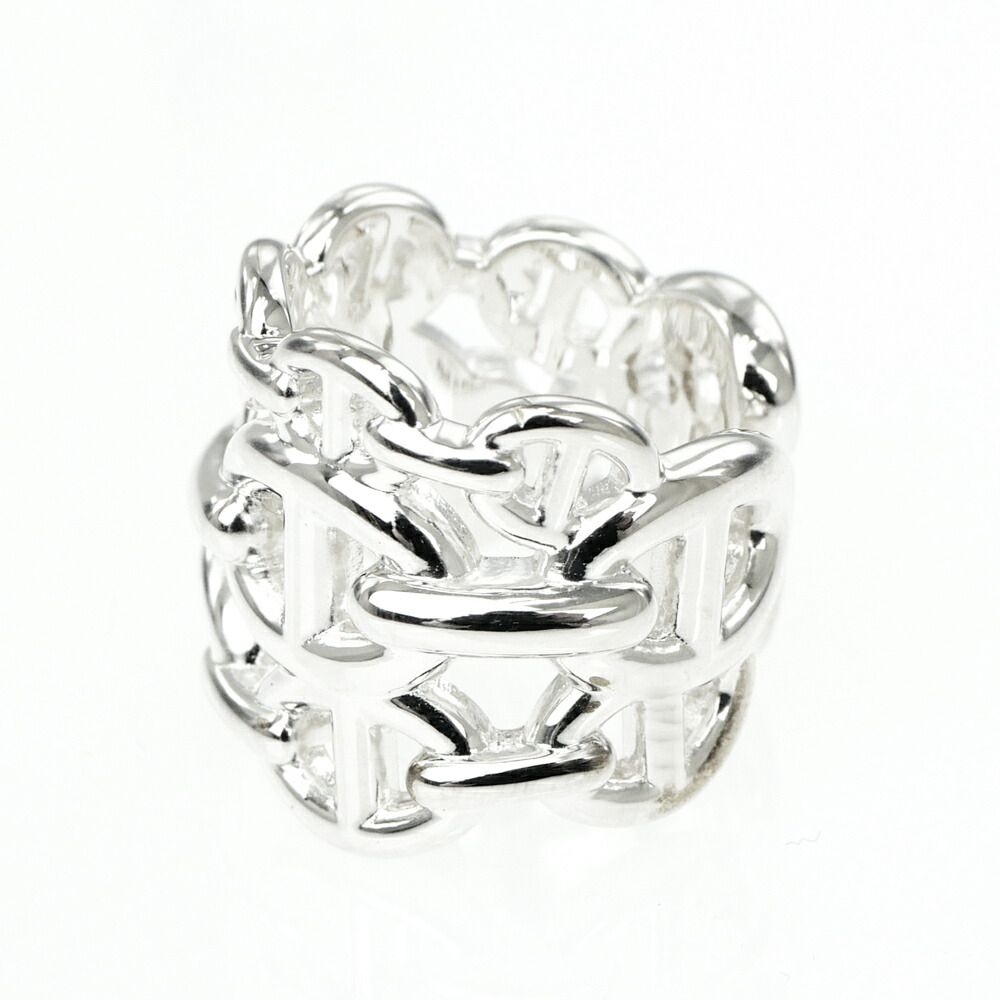 Hermes Ring Chaine D'ancre GM 46 Silver — view 7