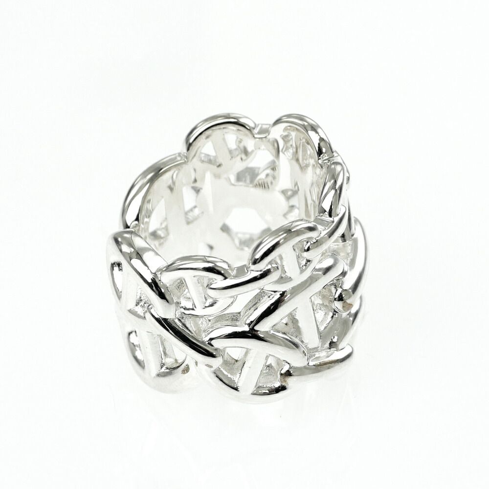 Hermes Ring Chaine D'ancre GM 46 Silver — view 6