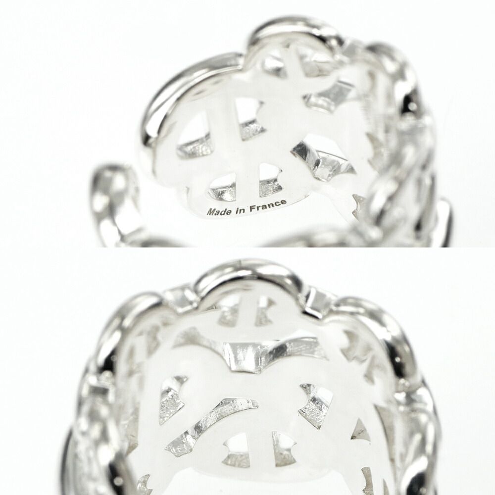 Hermes Ring Chaine D'ancre GM 46 Silver — view 9