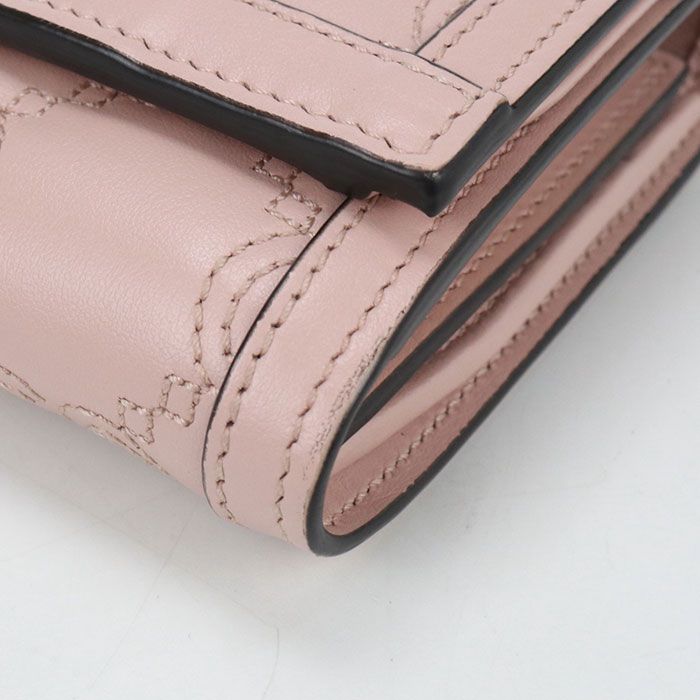 Gucci Card Case Wallet GG Matelasse Bifold with Coin Purse Leather — view 7