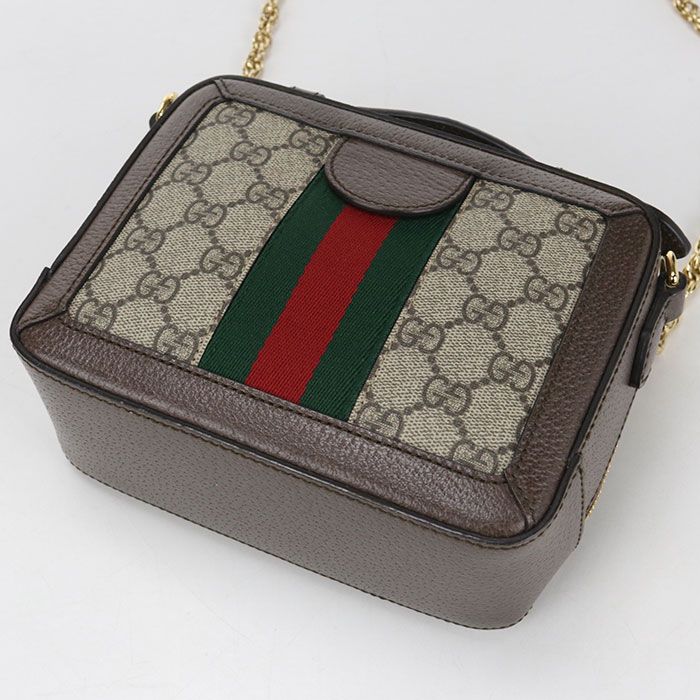 Gucci Chain Ophidia Crossbody Shoulder Bag Leather — view 2