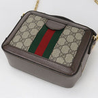 Gucci Chain Ophidia Crossbody Shoulder Bag Leather — view 2