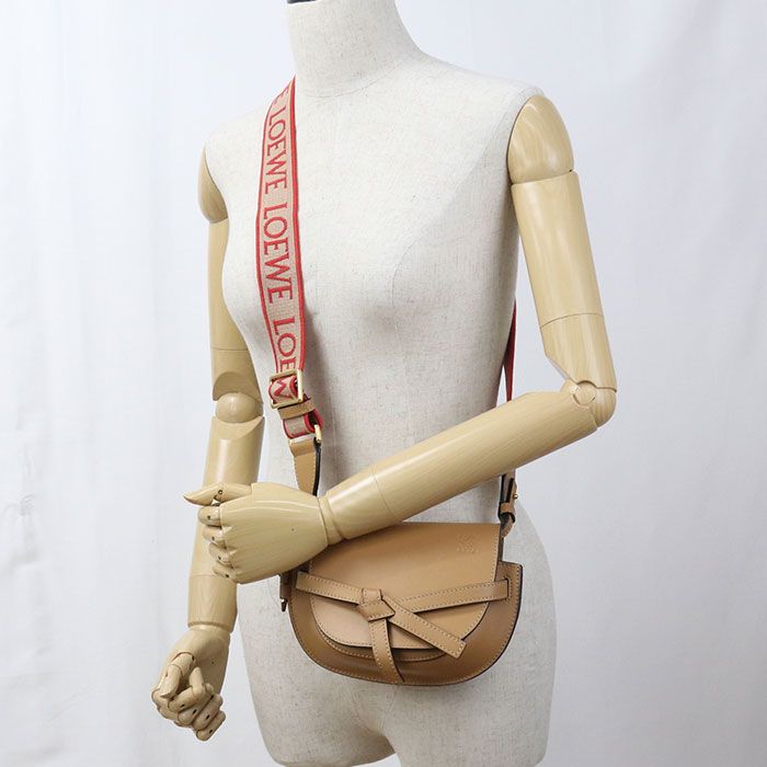 Loewe Gate Dual Mini Crossbody Shoulder Bag Leather — view 9