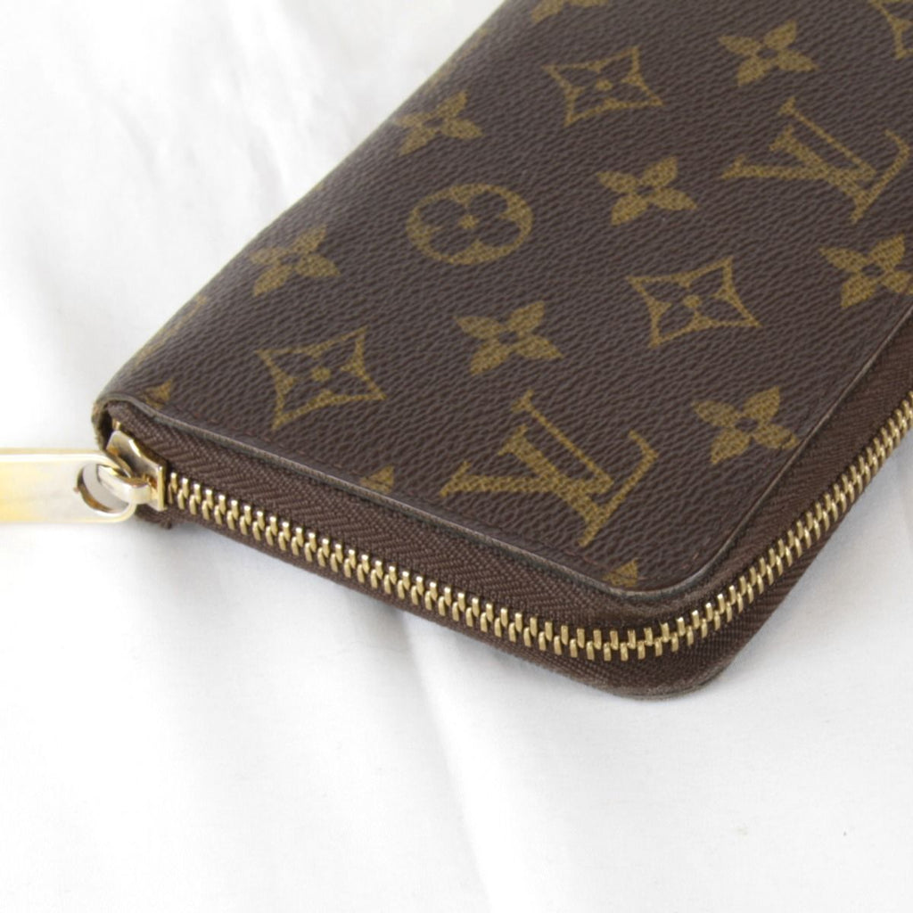 Louis Vuitton Zippy Wallet Monogram Canvas Brown — view 7